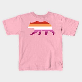 Pride Animals- Lesbian Bear Kids T-Shirt